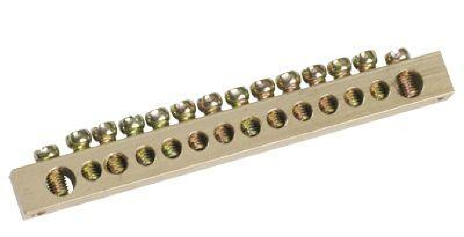 Изображение товара Шина для электромонтажа IEK PEN земля-ноль 6х9мм 14/2