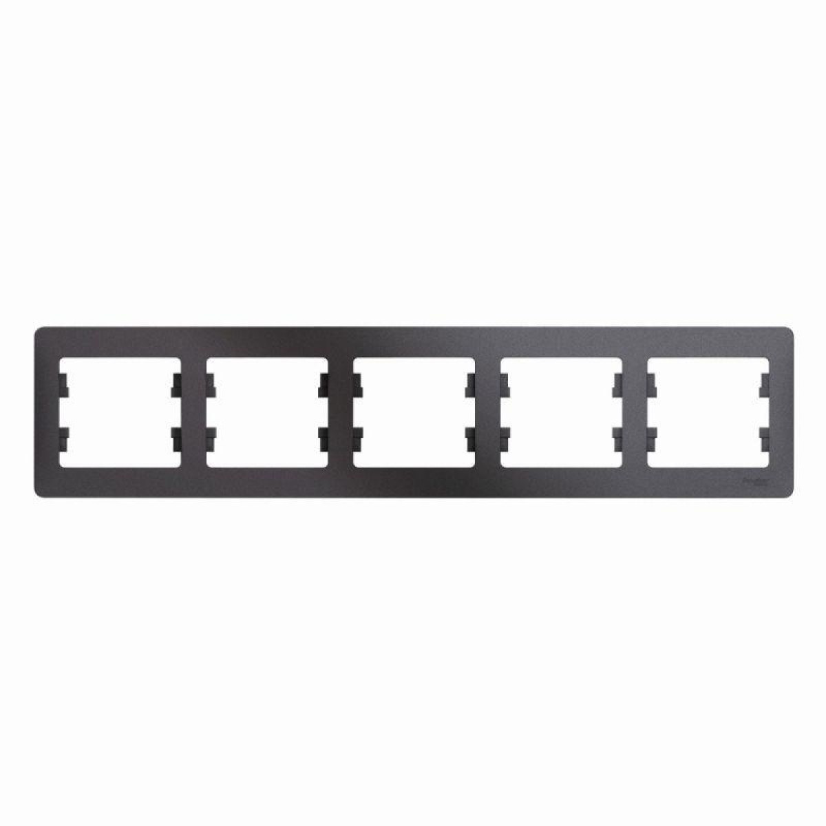 Изображение товара Рамка декоративная для ЭУИ Systeme Electric Glossa 5-м графит