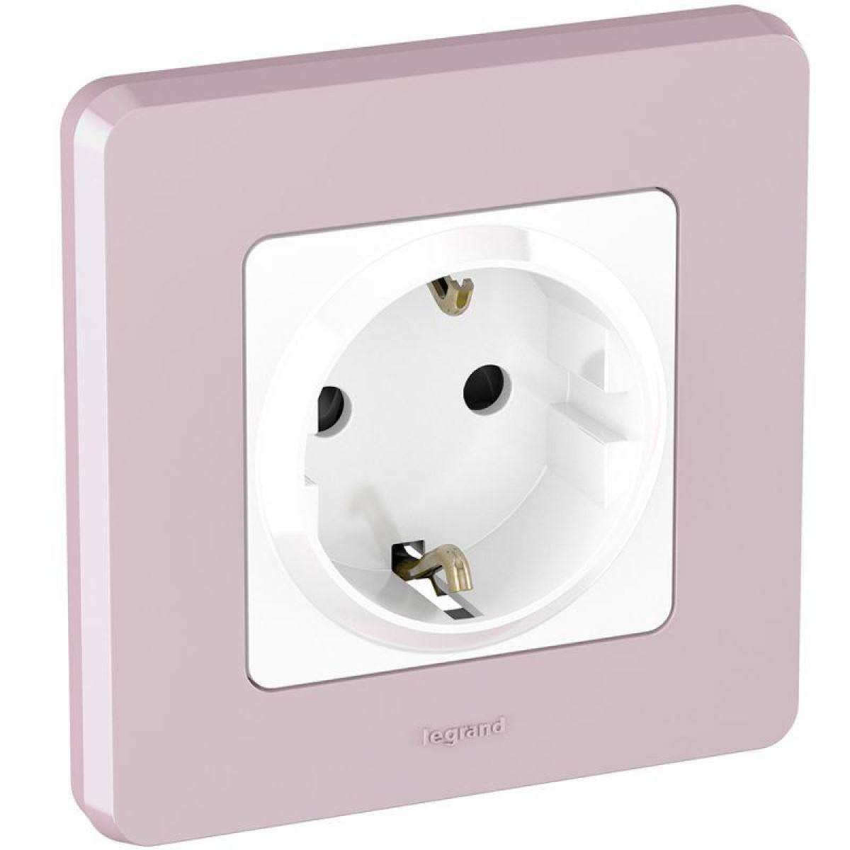 Изображение товара Рамки, декоративные элементы, основания для ЭУИ Inspiria (группа Legrand) Рамка 1-м Inspiria роз. Leg