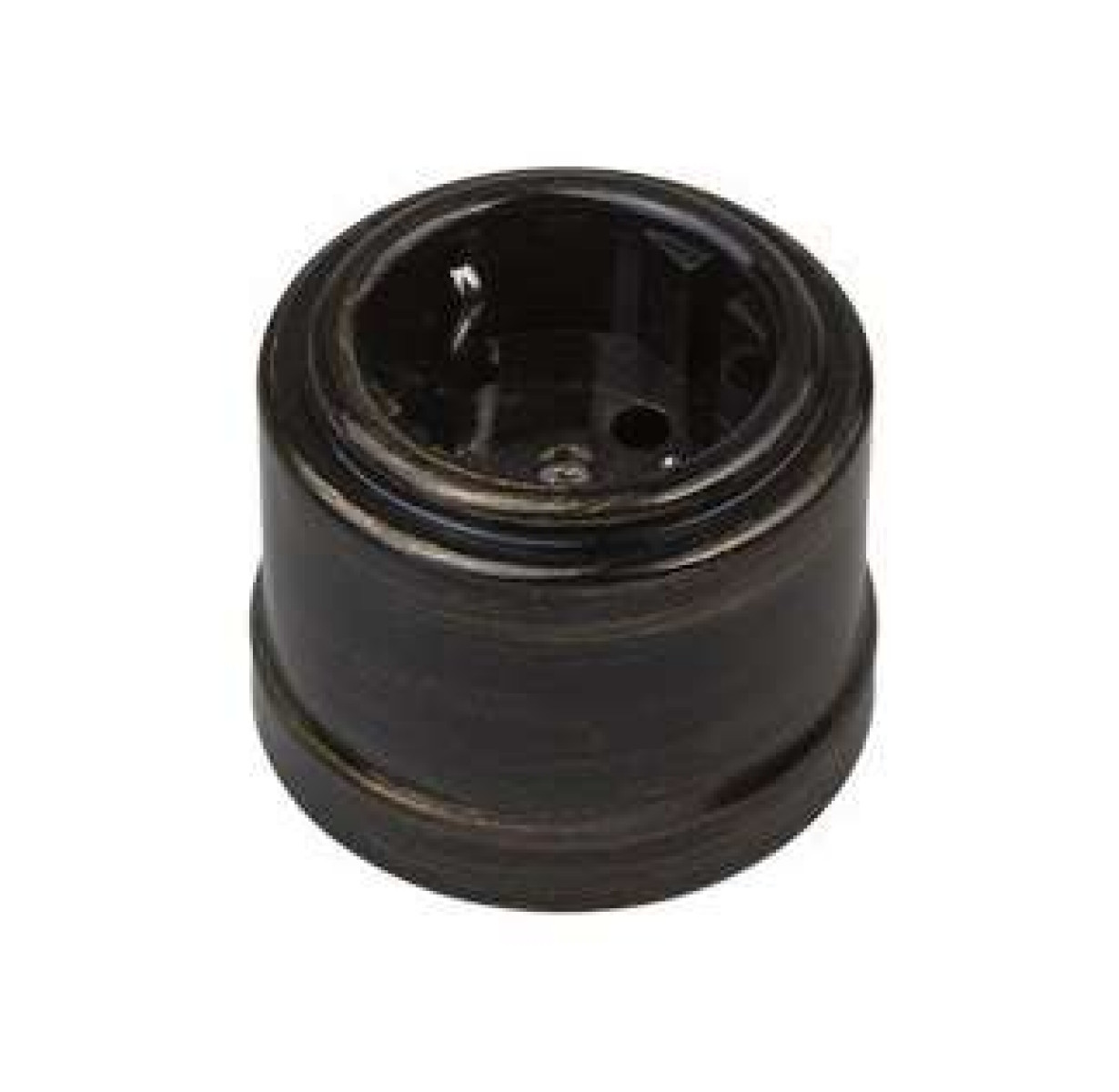 Изображение товара Розетки Bironi Розетка 1-м ОП Лизетта 16А IP20 ретро с заземл. ABS-пластик бронз.