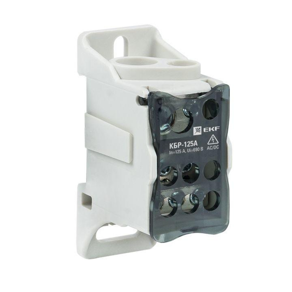 Изображение товара Высоковольтный распределительный блок EKF КБР-125А для щитовых систем