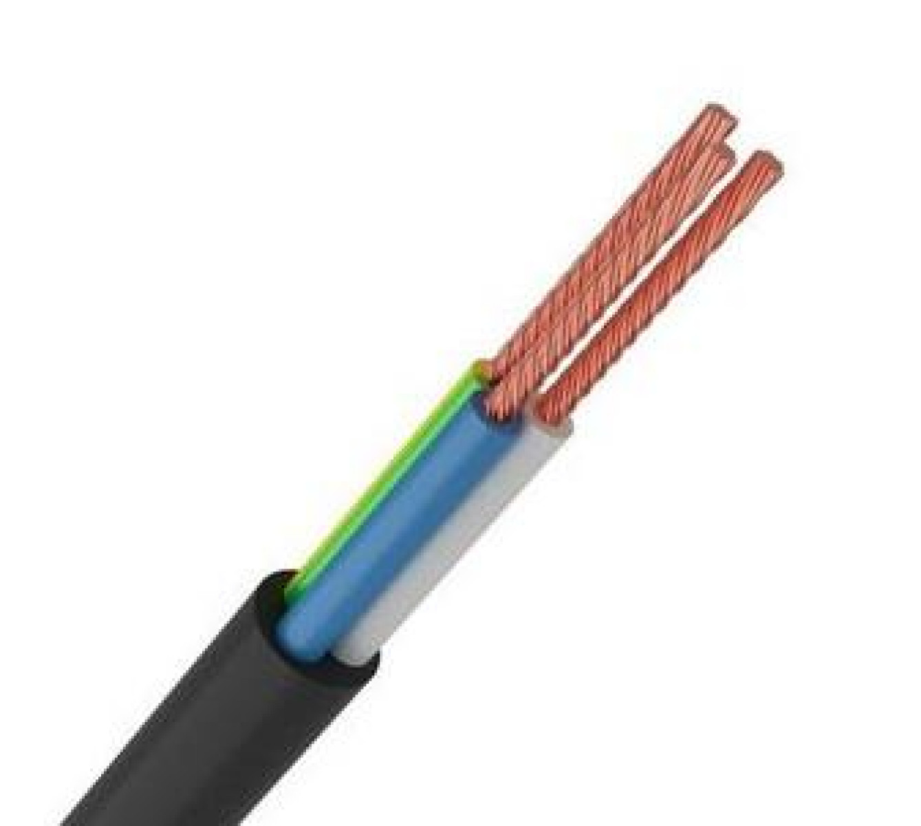 Изображение товара Кабель ПВС 3х0.75 Ч РЭК-PRYSMIAN бухта Россия 2 года гарантия