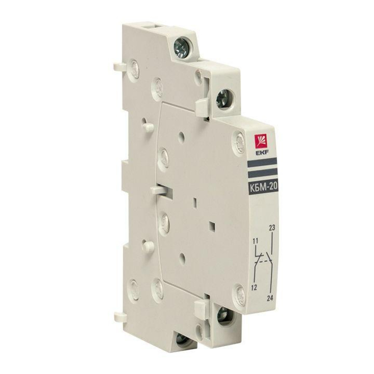 Изображение товара Низковольтное и промышленное электрооборудование EKF Контакт боковой дополнительный КБМ-20 2NO для КМ PROxima