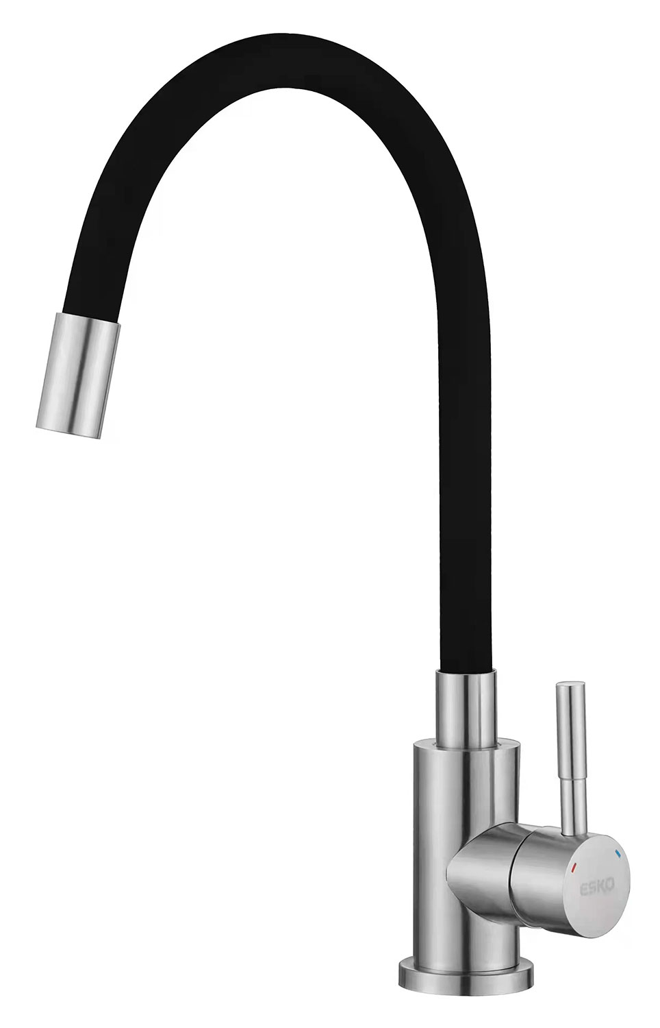 Изображение товара Смеситель для кухонной мойки ESKO Snake K44 B из нержавеющей стали