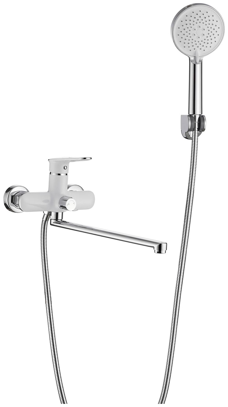 

Смеситель для душа Savol S-600609AW, Хром/белый