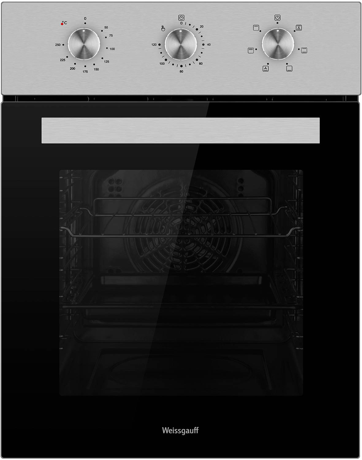 Изображение товара Электрический духовой шкаф Weissgauff EOY 456 XM компактный с паровой очисткой