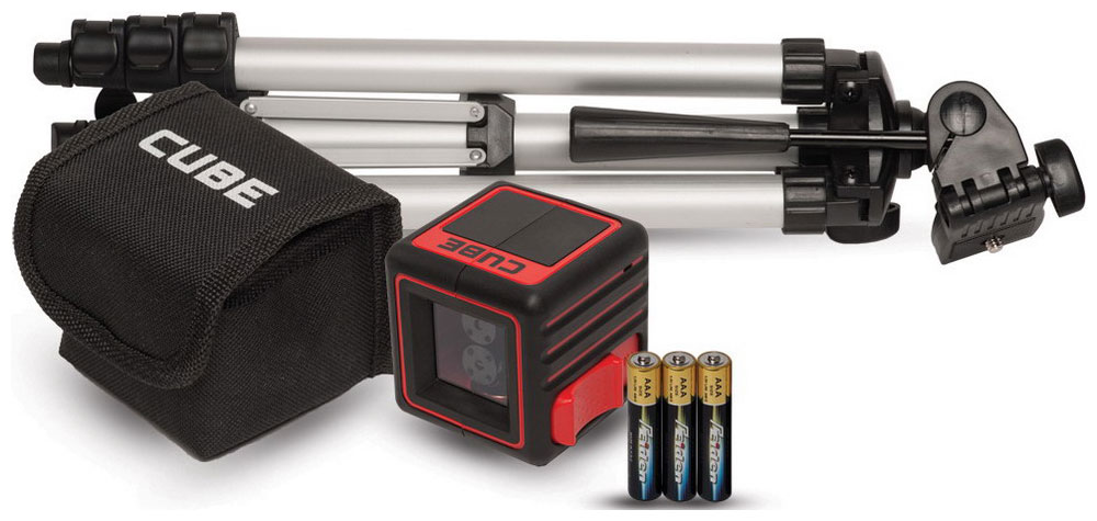 Изображение товара Лазерный уровень Ada Cube Professional Edition с автоматическим выравниванием и штативом