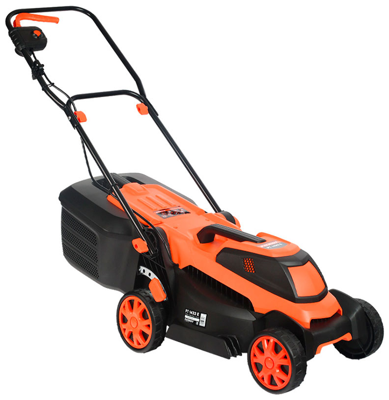 Изображение товара Газонокосилка Patriot PT 1433 E электрическая с травосборником 30 л и регулируемой высотой