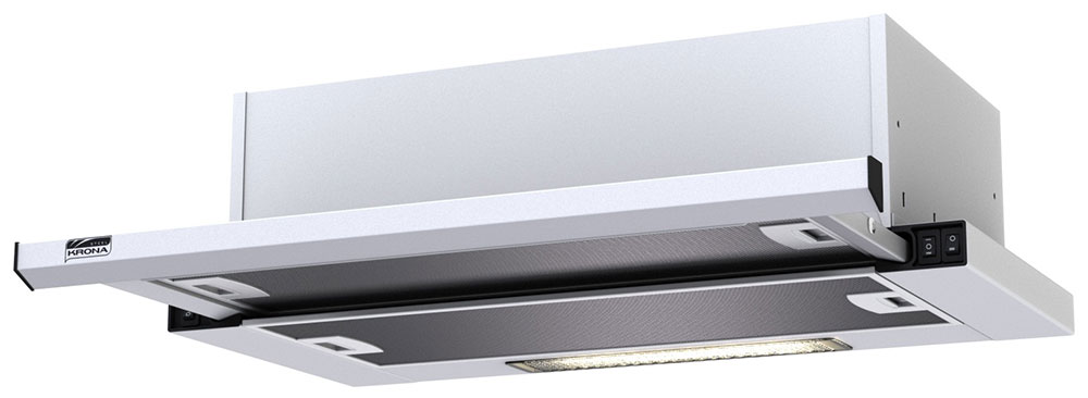 Вытяжка Krona Kamilla slim 600 white (2 мотора) Вытяжка Krona Kamilla slim 600 white (2 мотора)
