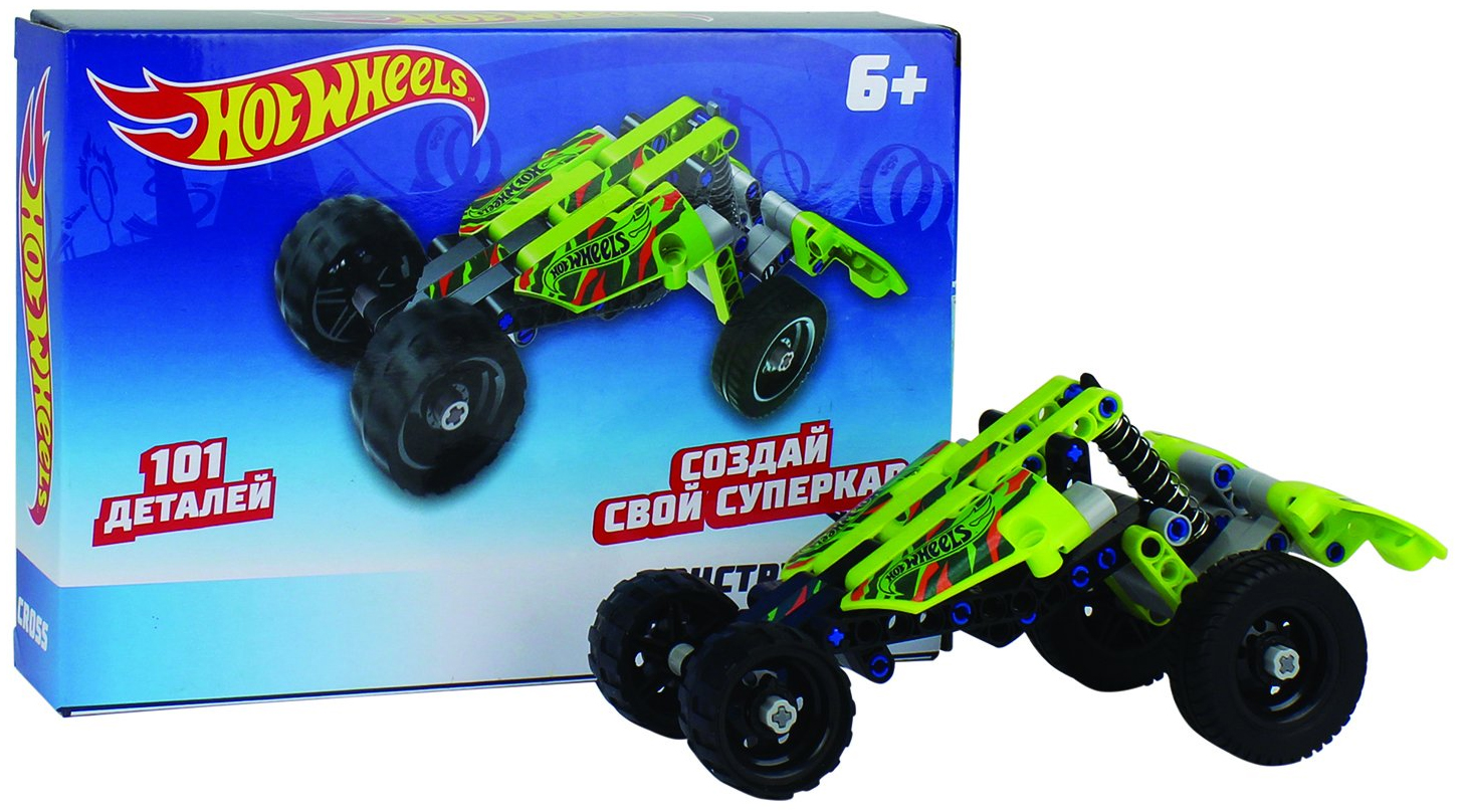 Изображение товара Пластиковый конструктор 1 Toy Hot Wheels "Cross" (101 деталь) Т15401