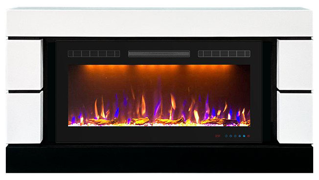 Изображение товара Электрический каминокомплект Royal Flame Modern с Очагом Crystal 36 белый