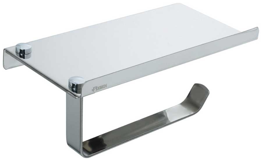 Изображение товара Держатель для туалетной бумаги Fixsen Hotel с полкой для телефона FX-31011