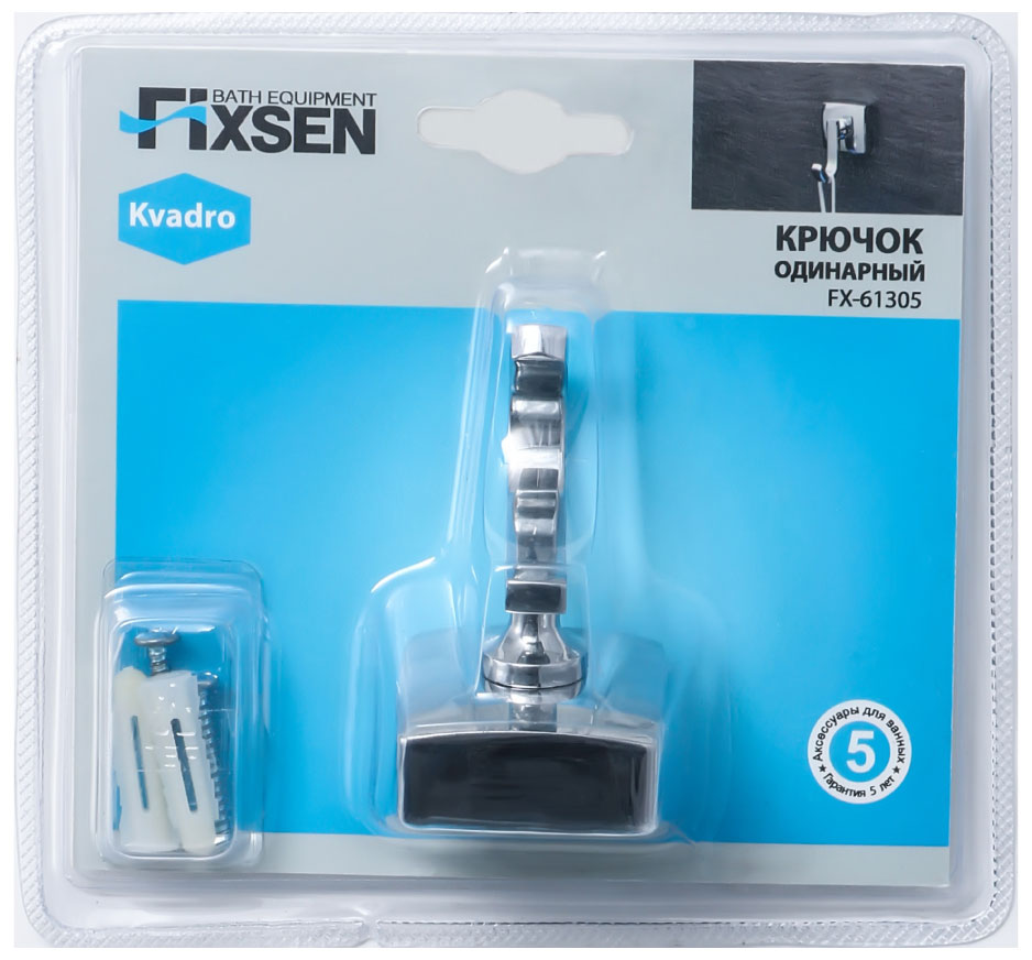 Изображение товара Крючок Fixsen Kvadro, одинарный (FX-61305)