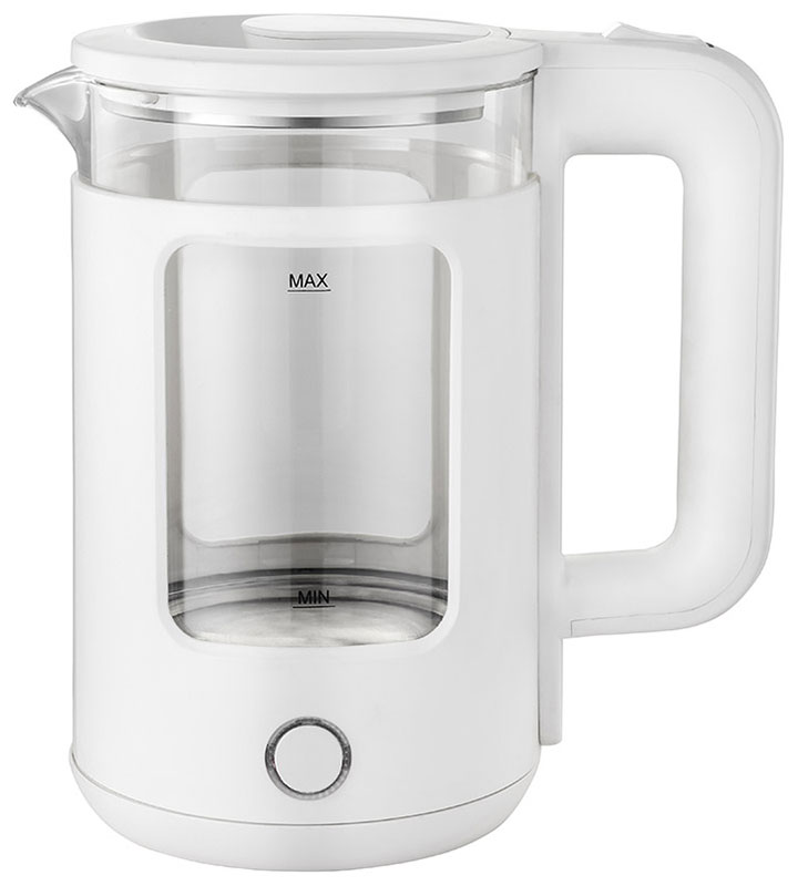 Изображение товара Чайник электрический Energy E-256 1.5 л, белый (164151)