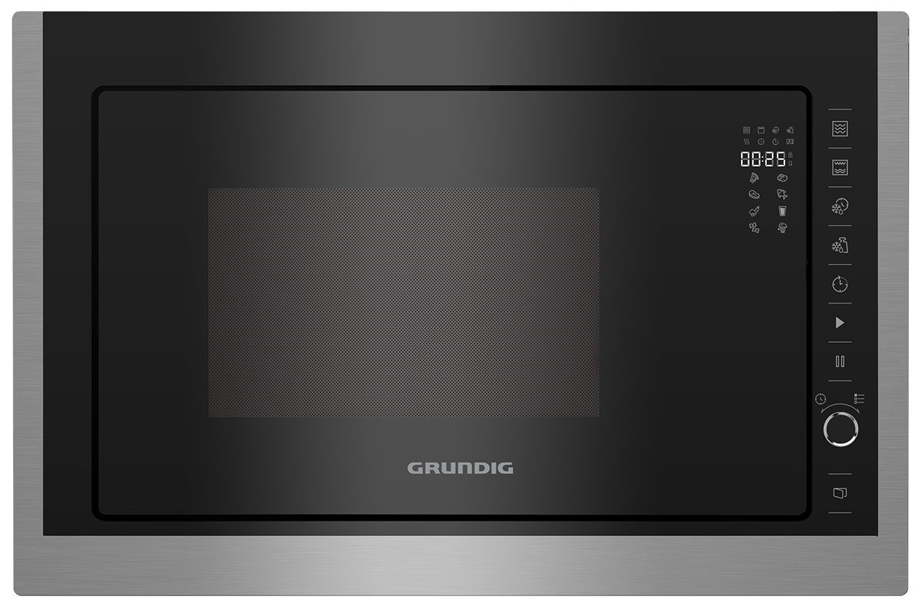 

Встраиваемая микроволновая печь СВЧ Grundig GMI11311X, Нержавеющая сталь/черный