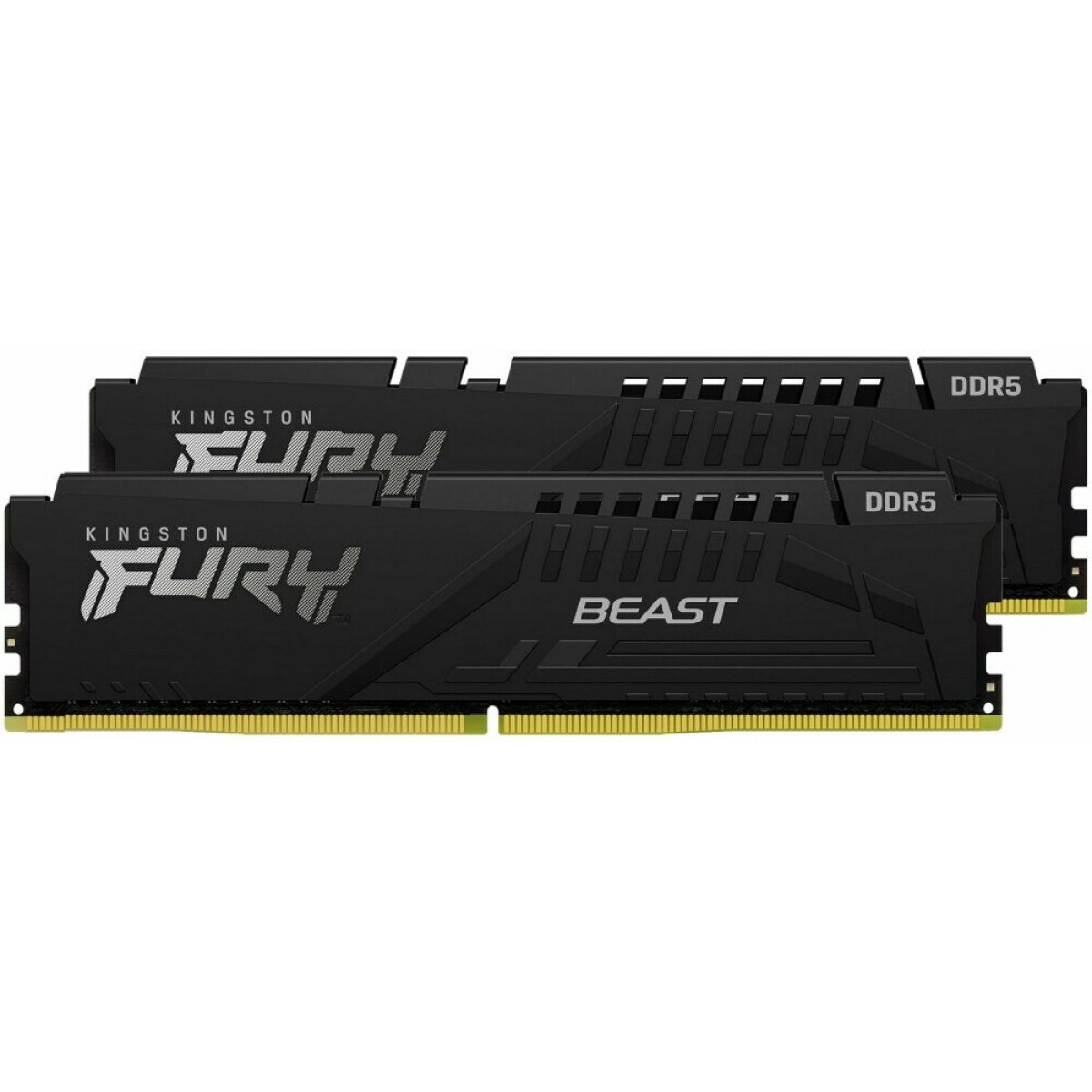 Изображение товара Оперативная память Kingston DDR5 2x32GB 5200MHz KF552C40BBK2-64 Fury Beast RTL PC5-41600 CL40 DIMM 288-pin 1.25В kit dual rank с радиатором Ret