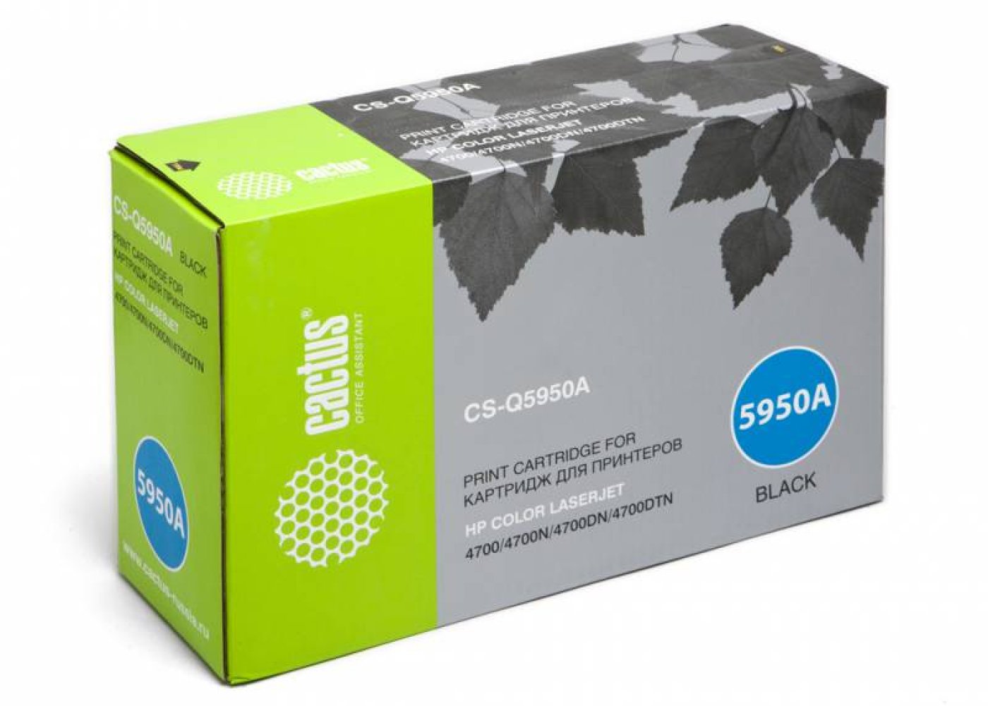 Изображение товара Картридж лазерный Cactus CS-Q5950A черный для HP CLJ 4700