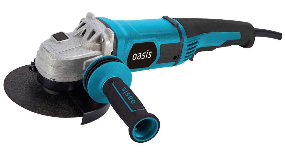 Изображение товара Угловая шлифовальная машина Oasis AG-140/150 150 мм 1400 Вт для дома и профессионалов
