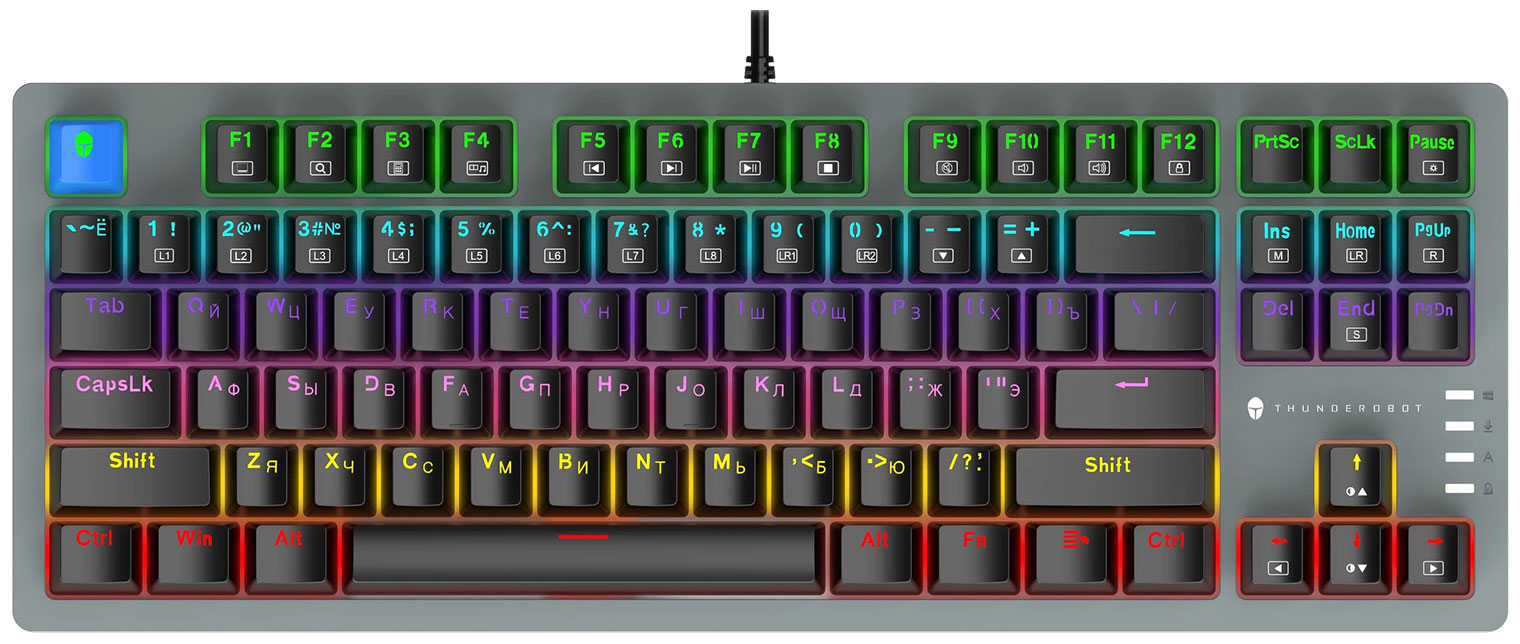 Изображение товара Геймерская проводная механическая клавиатура Thunderobot K87R с RGB-подсветкой
