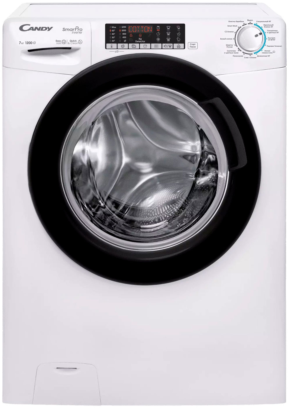 Изображение товара Современная стиральная машина Candy Smart Pro Inverter CSO4 276TWMB-07 7 кг