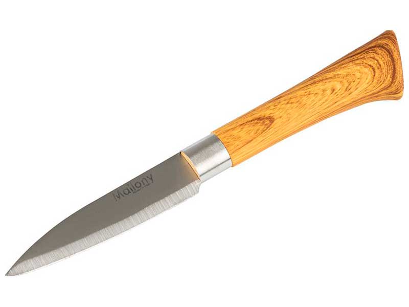 Изображение товара Нож с пластиковой рукояткой Mallony FORESTA, для овощей, 9см (103564)