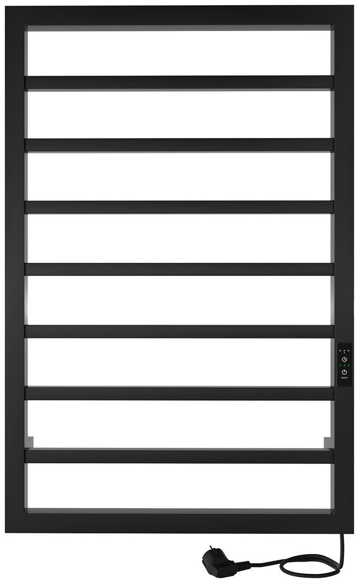 

Полотенцесушитель электрический Indigo Crete, без полки, черный муар (DGC80-50BRRt)