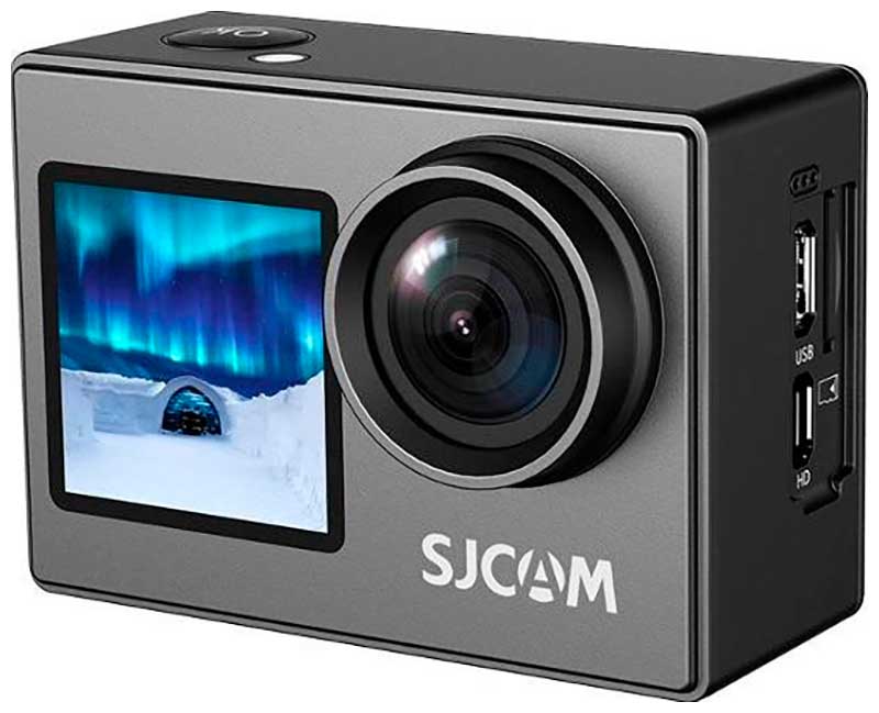 Экшн-камера  SJCam SJ4000 DUAL SCREEN, черный Экшн-камера  SJCam SJ4000 DUAL SCREEN, черный