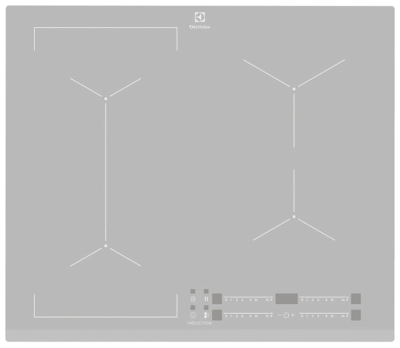 

Электрическая варочная панель Electrolux EIV63440BS, Серый