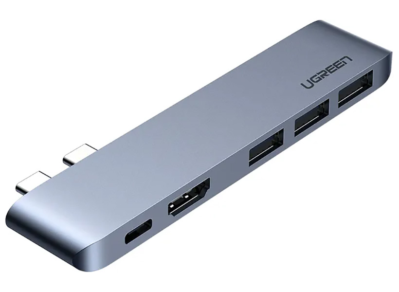 Изображение товара Адаптер Ugreen CM251 USB-C мультифункциональный для MacBook 4K HDMI 5 портов