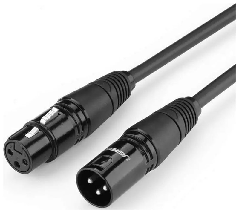 

Кабель Ugreen AV130 (20710) Cannon Male to Female Microphone Extension Audio Cable, 2 метра, черный