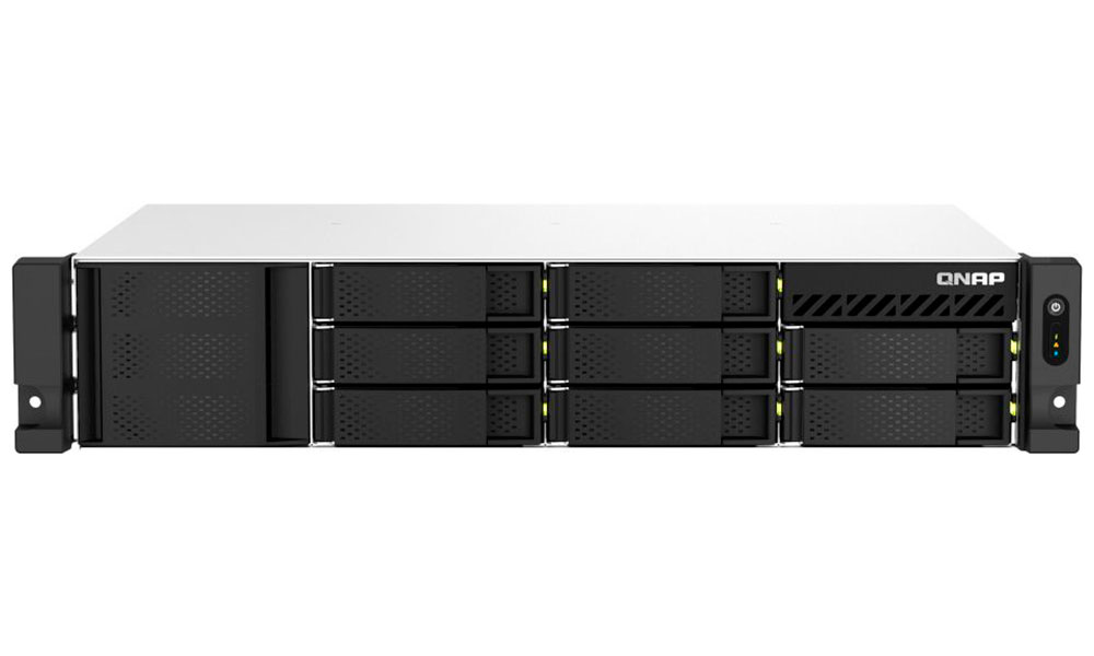 

Сетевой RAID-накопитель QNAP TS-864eU-RP-8G, Черный