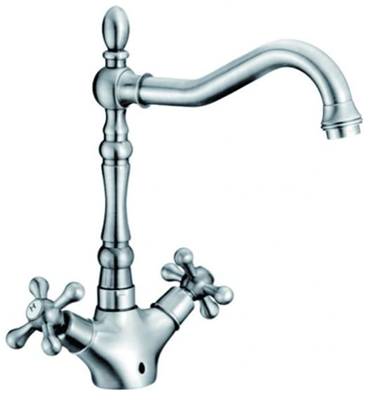 Изображение товара Смеситель для кухни D-Lin D155816, хром, вентильный, 1/2"