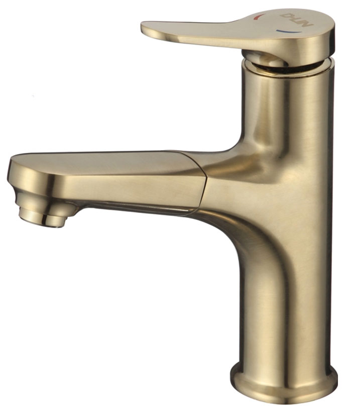 Изображение товара Смеситель для ванной комнаты D-Lin 367/золотой сатин (D158367-J)