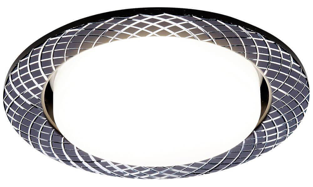 Изображение товара Встраиваемый точечный светильник Ambrella Light GX53 Classic G818 BK минимализм для кухни и интерье