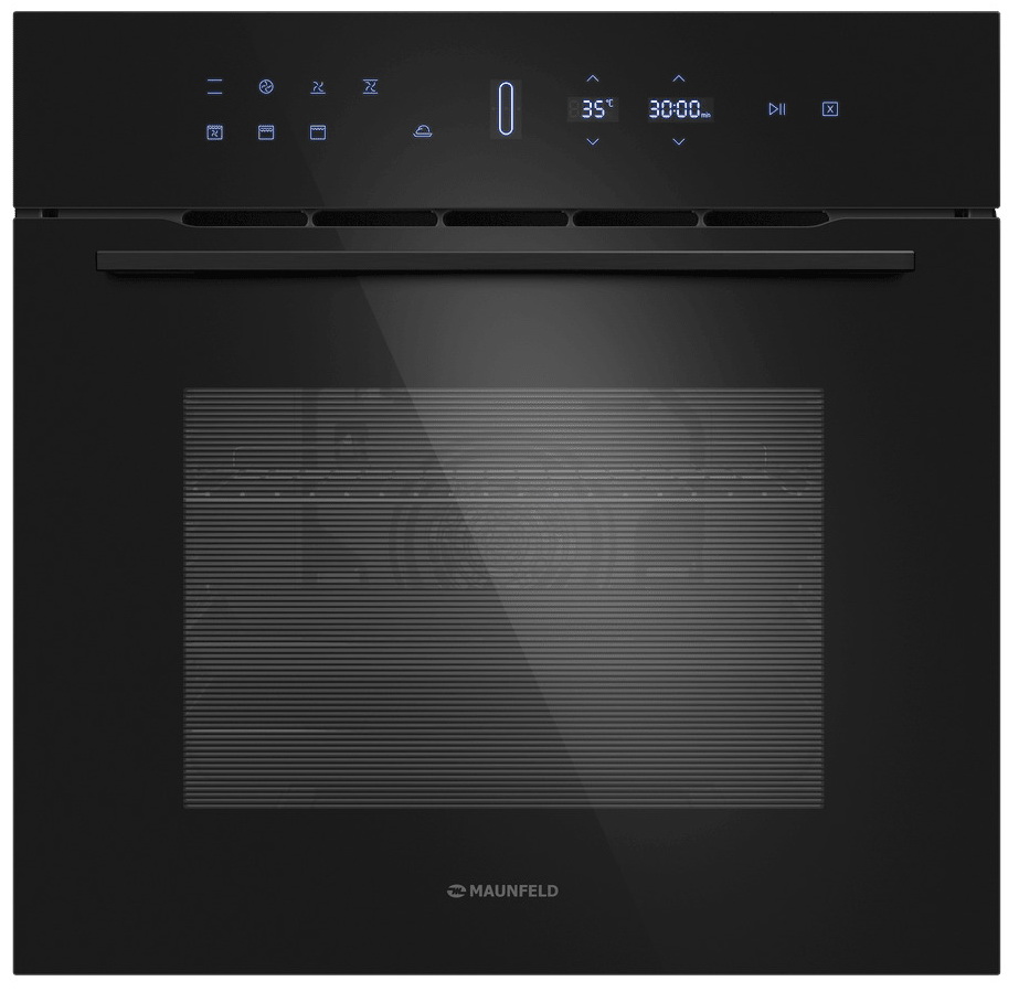 Изображение товара Встроенный электрический духовой шкаф Maunfeld MEOH709DB 70л сенсорное управление