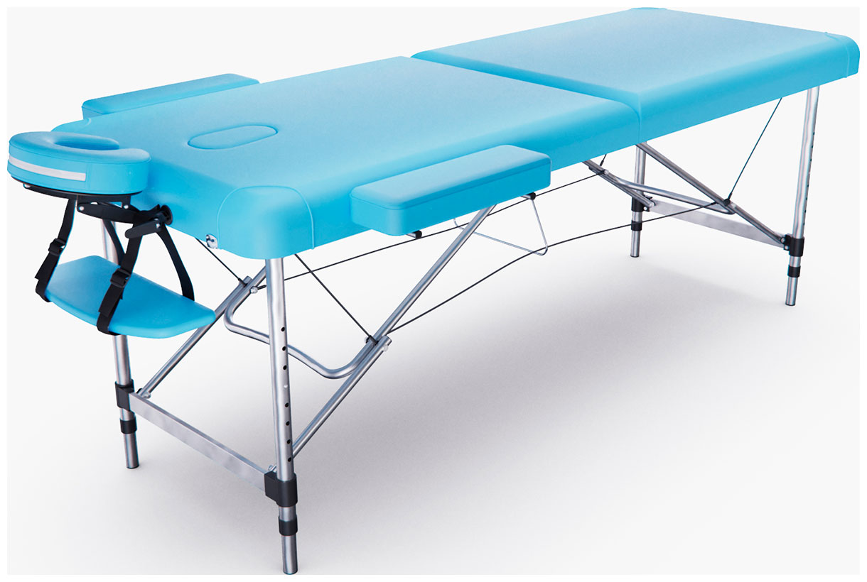 Изображение товара Массажный стол DFC NIRVANA Elegant LUXE, цвет светло-голубой (TS2010_Bu)