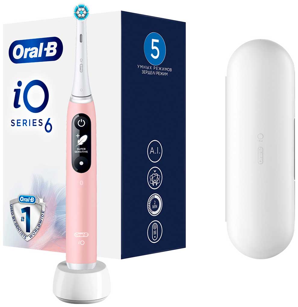 Электрическая зубная щетка  Braun Oral-B iO 6 S Rosa Электрическая зубная щетка  Braun Oral-B iO 6 S Rosa