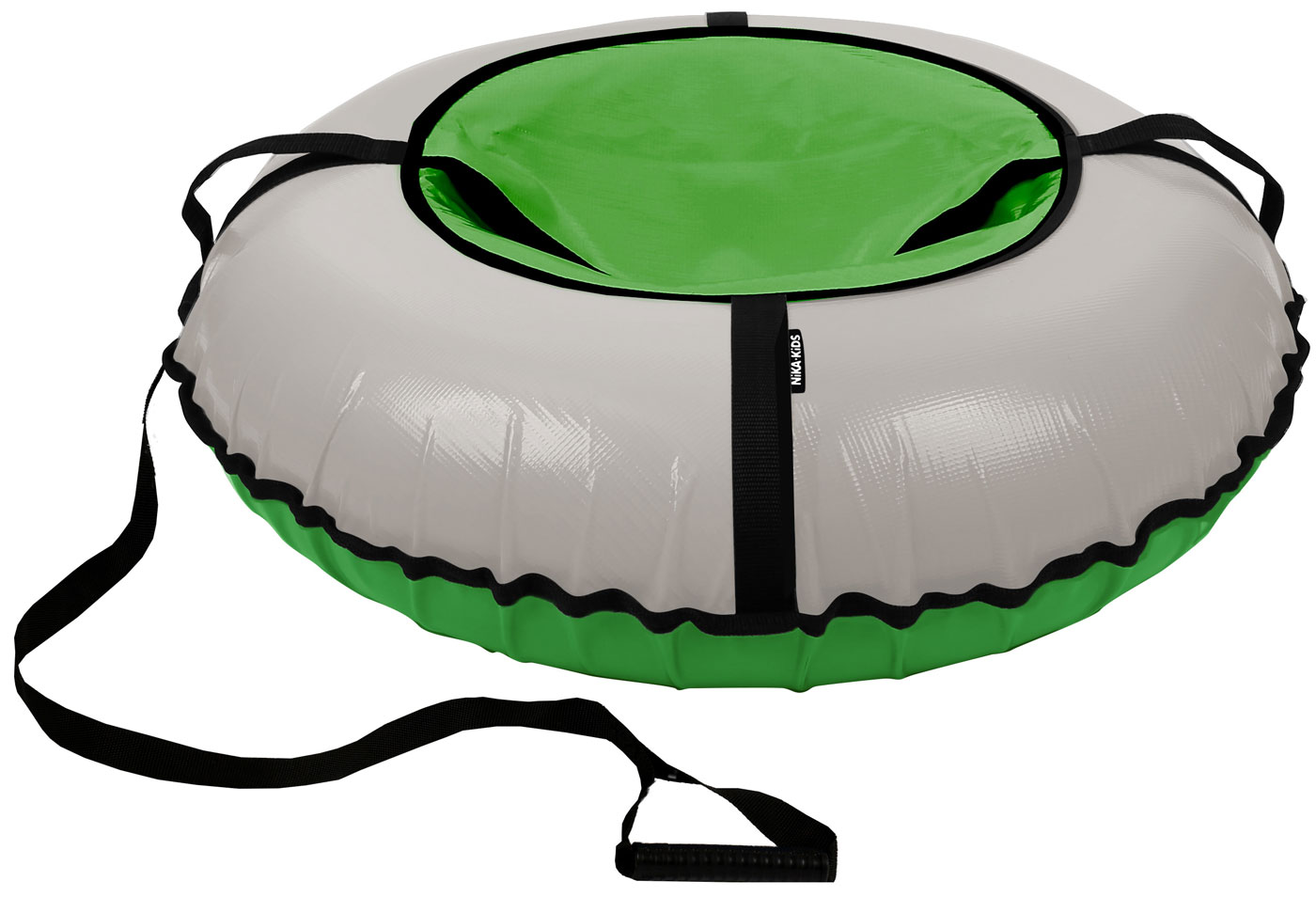 Изображение товара Тюбинг Ника Экономный ТБЭ-Т80 серебро светло-зеленый для детей активного зимнего отдыха