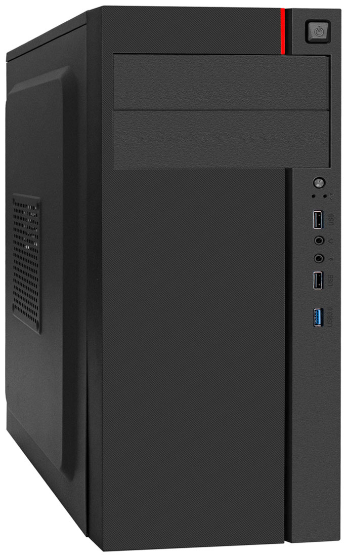 Изображение товара Компьютерный корпус ExeGate AA-440U-AA350 черный Midi-Tower для ATX mATX mini-ITX