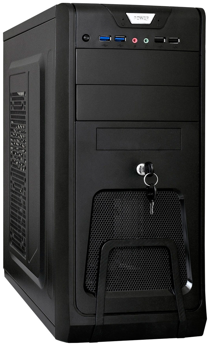Изображение товара Компьютерный корпус ExeGate CP-603UB-CP450, БП CP450 (EX283217RUS)