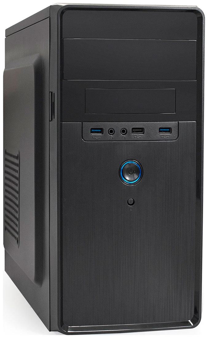 Изображение товара Компьютерный корпус ExeGate BA-309U2-AA500 мини-тower для PC