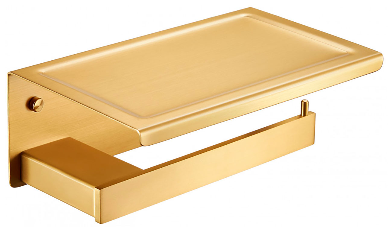 Изображение товара Держатель для туалетной бумаги Milacio Ultra, настенный, золото (MCU.953.GD)