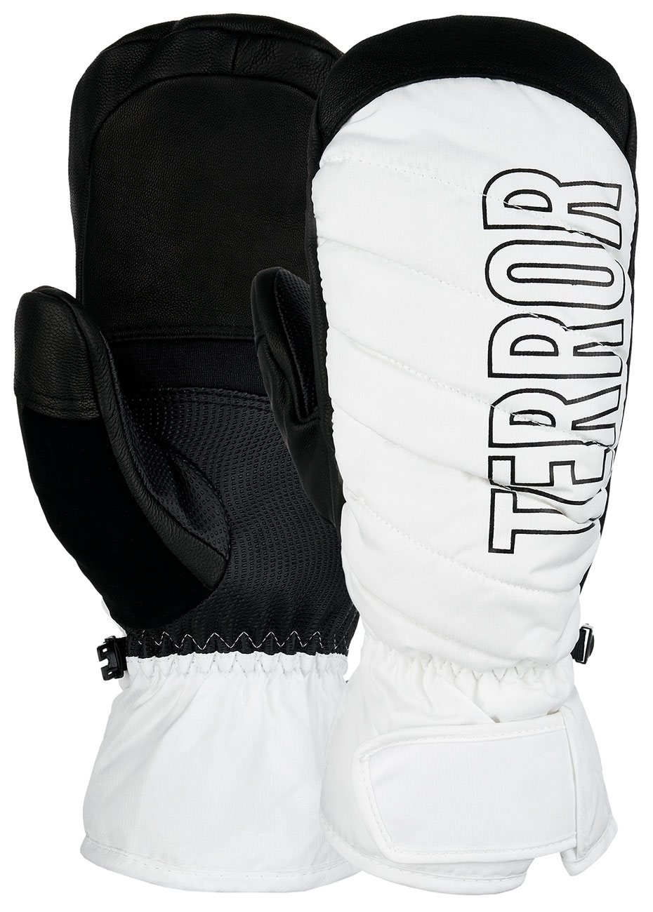 Изображение товара Варежки Terror CREW Mitten водонепроницаемые утепленные М белые для зимних видов спорта