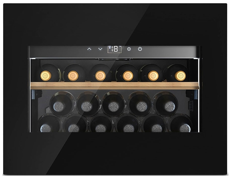 Изображение товара Встраиваемый винный шкаф Caso WineDeluxe WD 17 с одной зоной и подсветкой