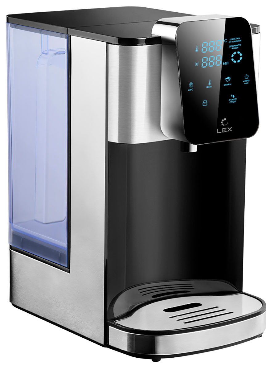Изображение товара Термопот LEX LXTP 3620, 4 литра, черный + брашированная сталь