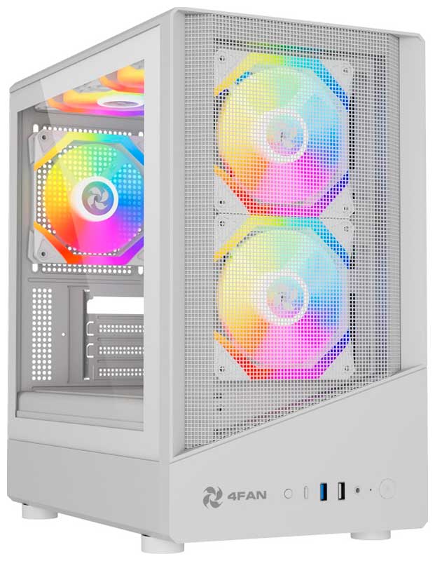 

Компьютерный корпус 4FAN Indigon White, Белый
