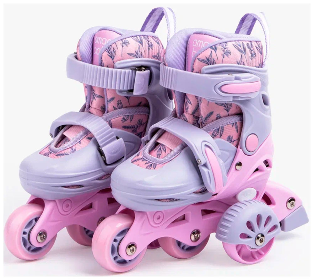 Изображение товара Детские роликовые коньки Amarobaby Glide с регулируемым размером и подсветкой Изображение товара Детские роликовые коньки Amarobaby Glide с регулируемым размером и подсветкой