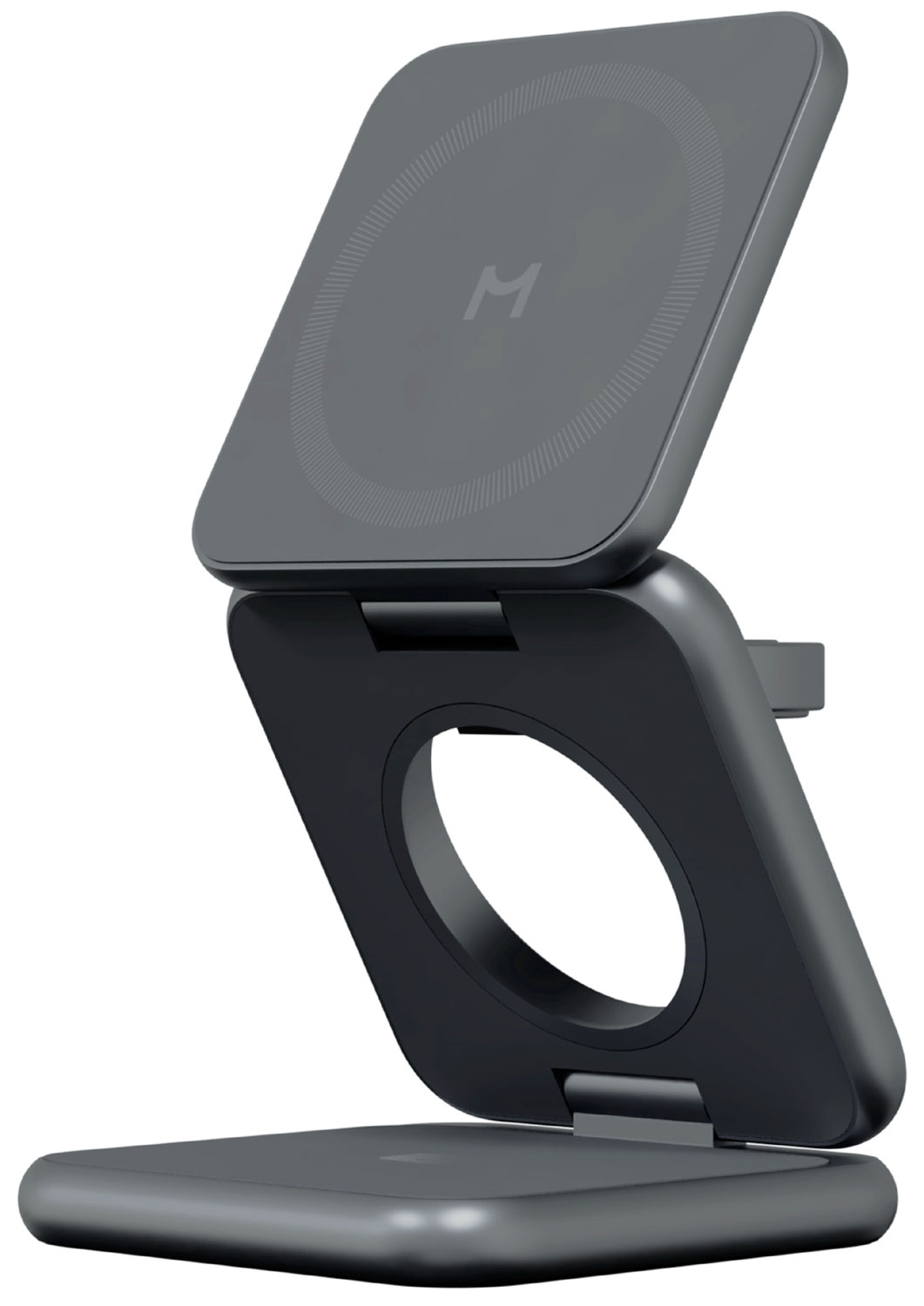 Изображение товара Складное беспроводное зарядное устройство Magssory Fold Pro, 3 в 1, с магнитами, совместимое с Qi2 (midnight WCH063)