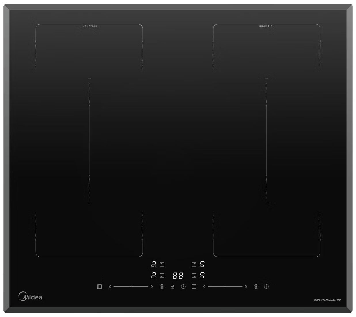 Изображение товара Электрическая варочная панель Midea MIH67781F с индукционными конфорками