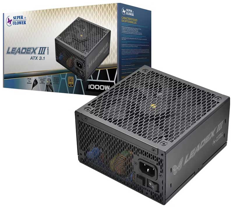 Блок питания Super Flower Leadex III Gold 1000W ATX 3.1 (SF-1000F14GE)